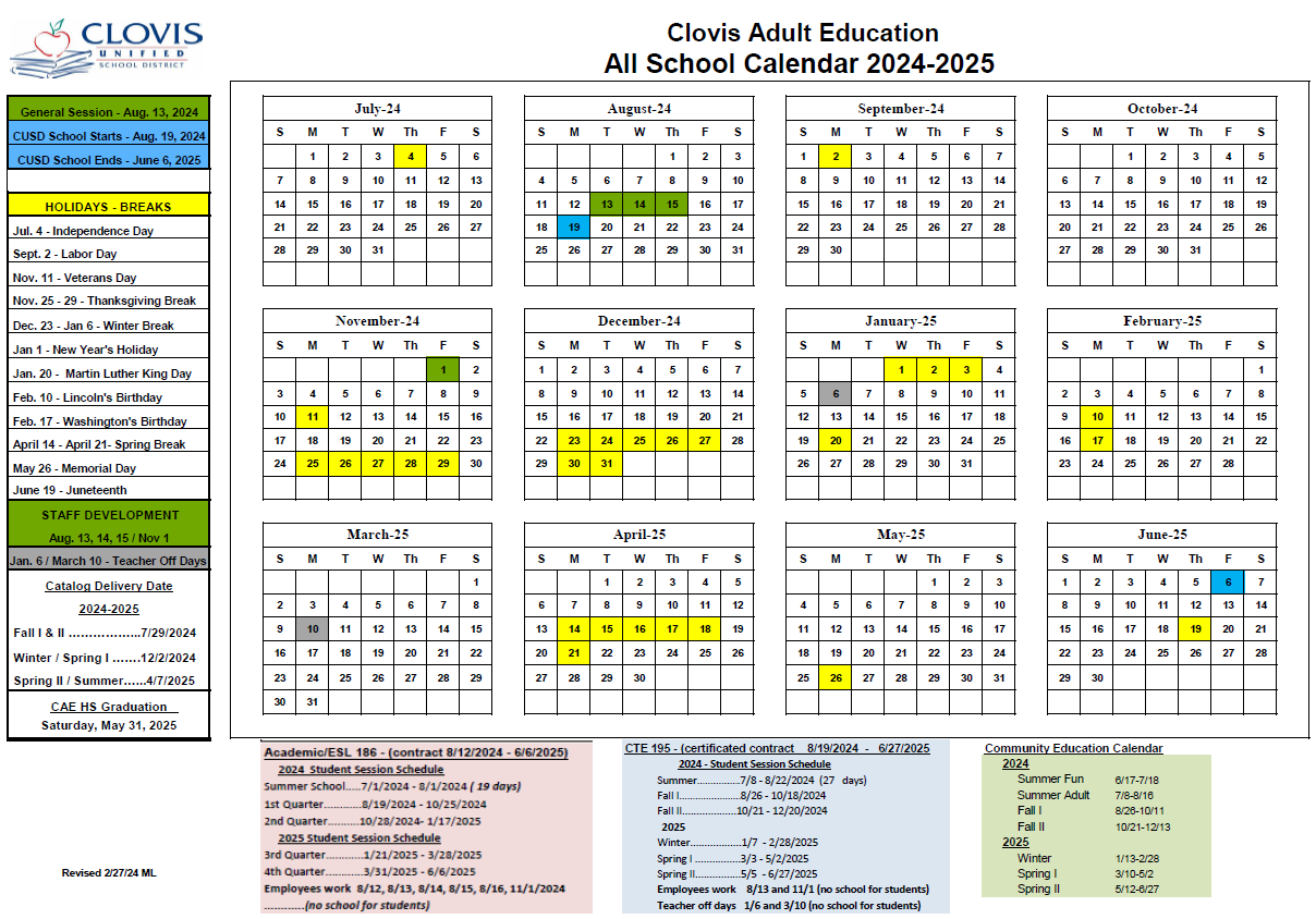 Cusd School Calendar 2025 26 Joni Roxane